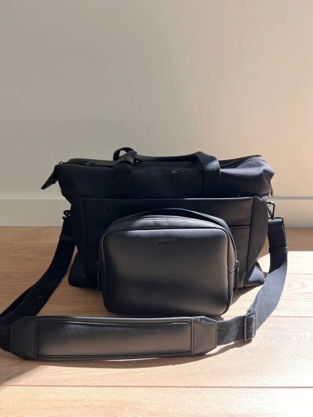 Black AER Nylon Briefcase - Sleek Laptop Bag